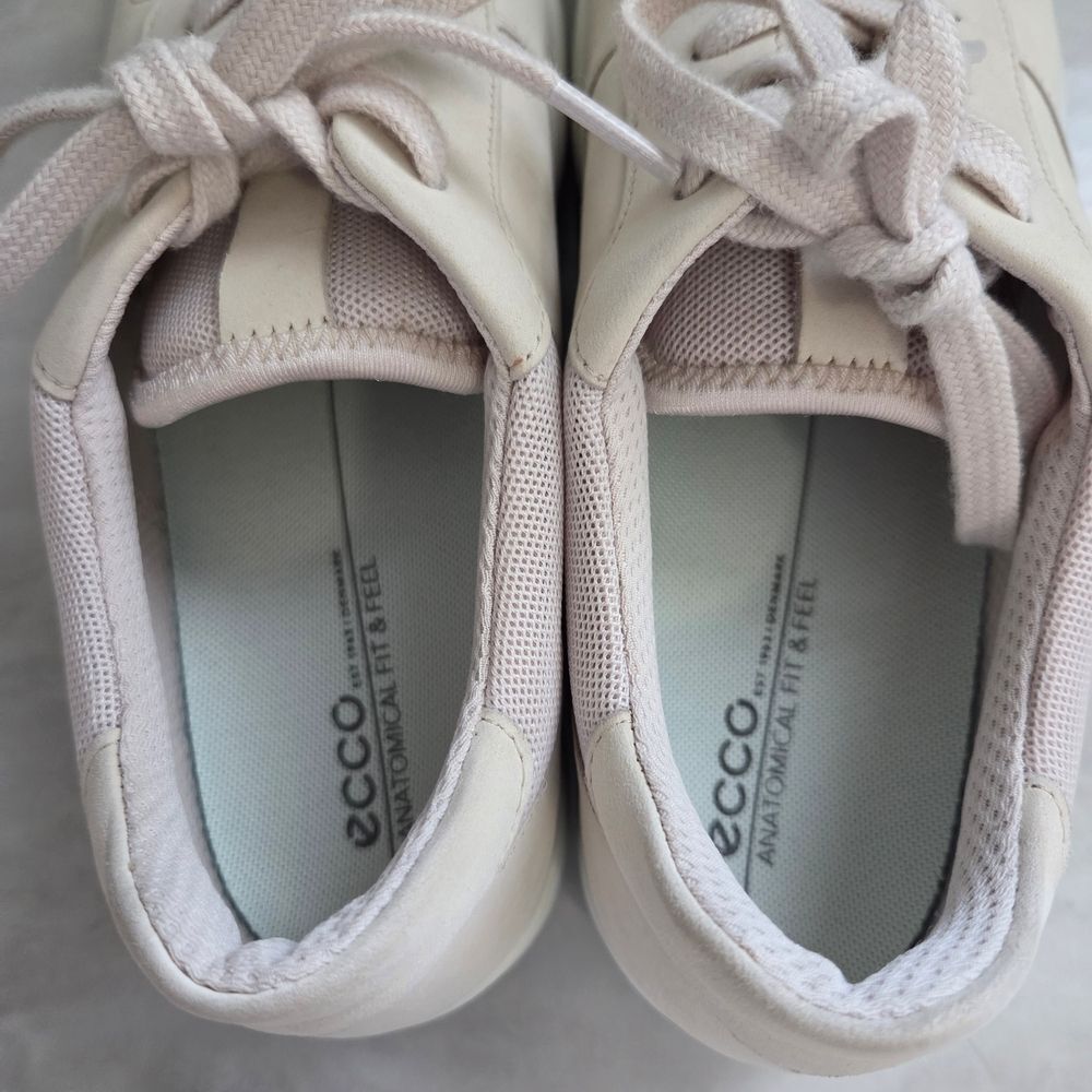 ECCO Women's Leisure Retro Lace Up Comfort Sneaker Size EU 38 US7-7.5 - Picture 8 of 10
